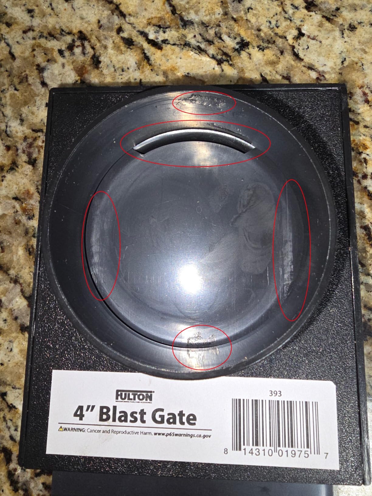 6 Pack of 4 inch Blast Gates with Double Sided Port customer photo 1