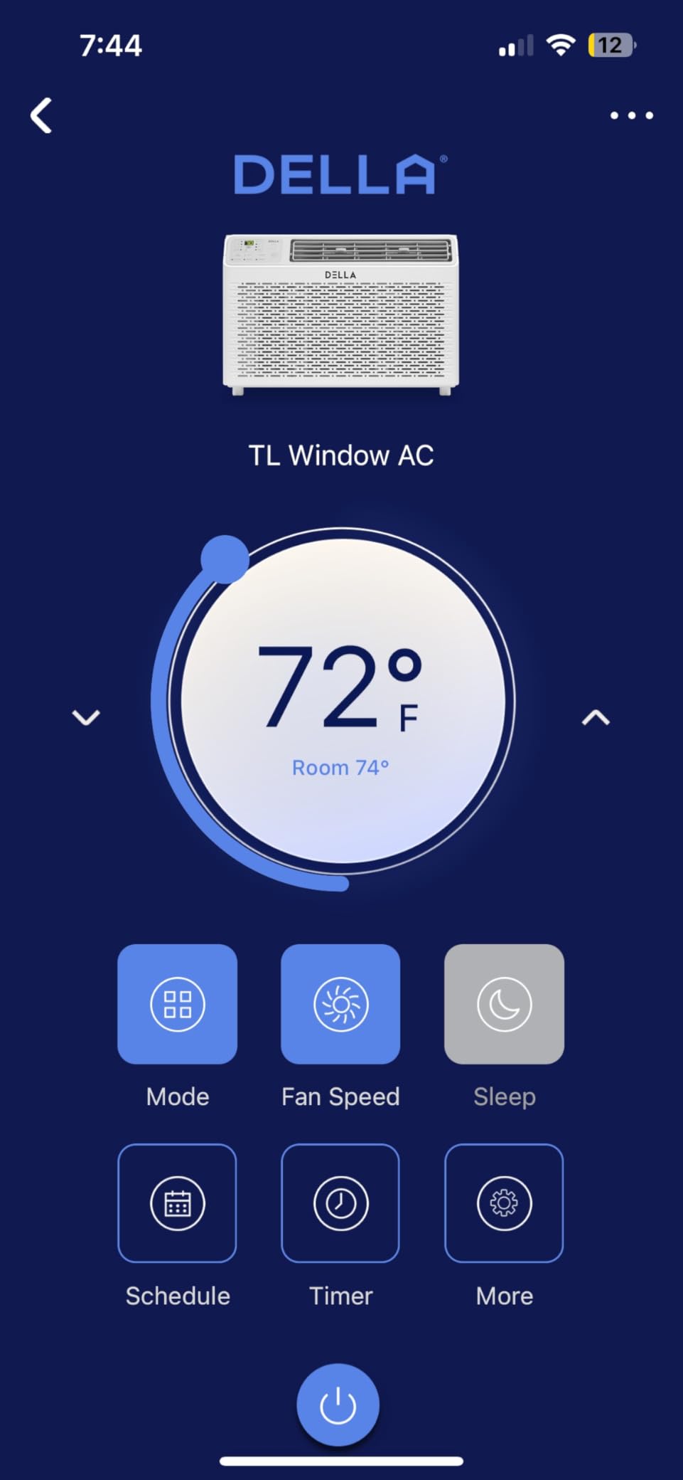 DELLA 8000 BTU Energy Saving Window Air Conditioner, Work with Alexa, Cools Up to 350 Sq. Ft, GEO Location, AC Unit with WIFI Smart Controls, Remote, Dehumidifier, Fan, Reusable Filter, Easy Install customer photo 1