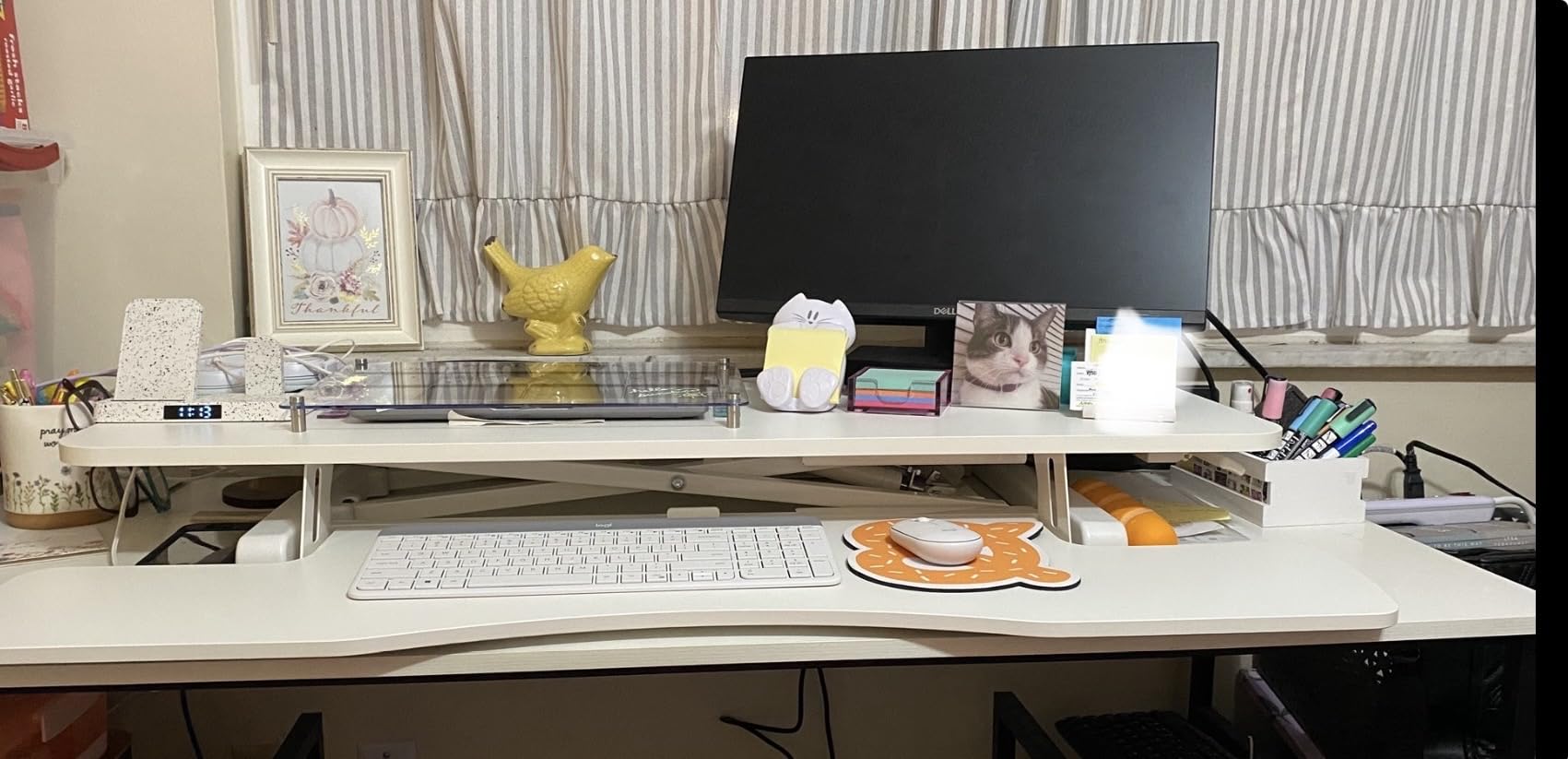 VIVO Black 48 in Standing Desk Converter, DESK-V048KB customer photo 1