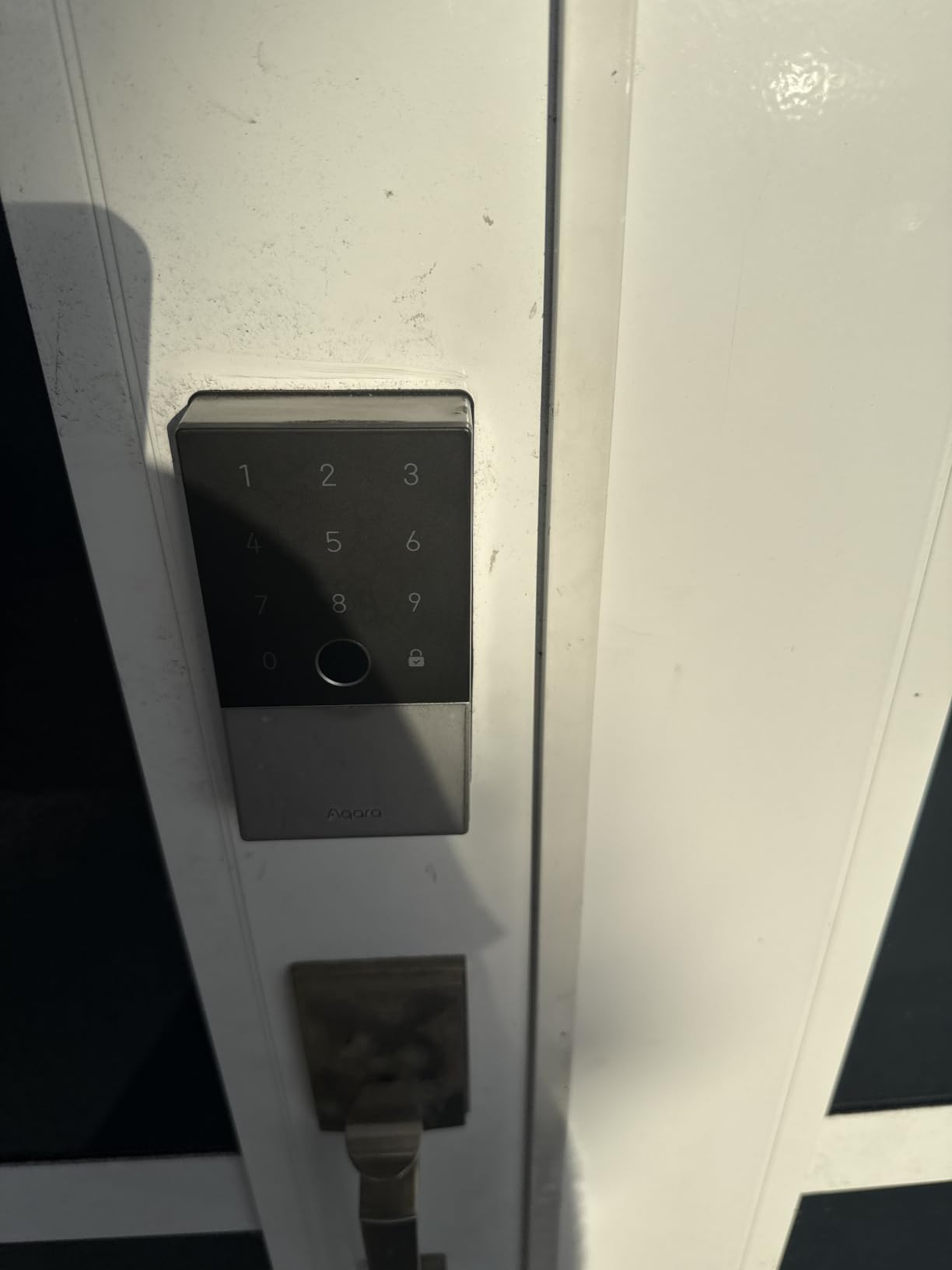 Aqara Smart Lock U100, Apple Home Key, Fingerprint Deadbolt, Silver customer photo 1