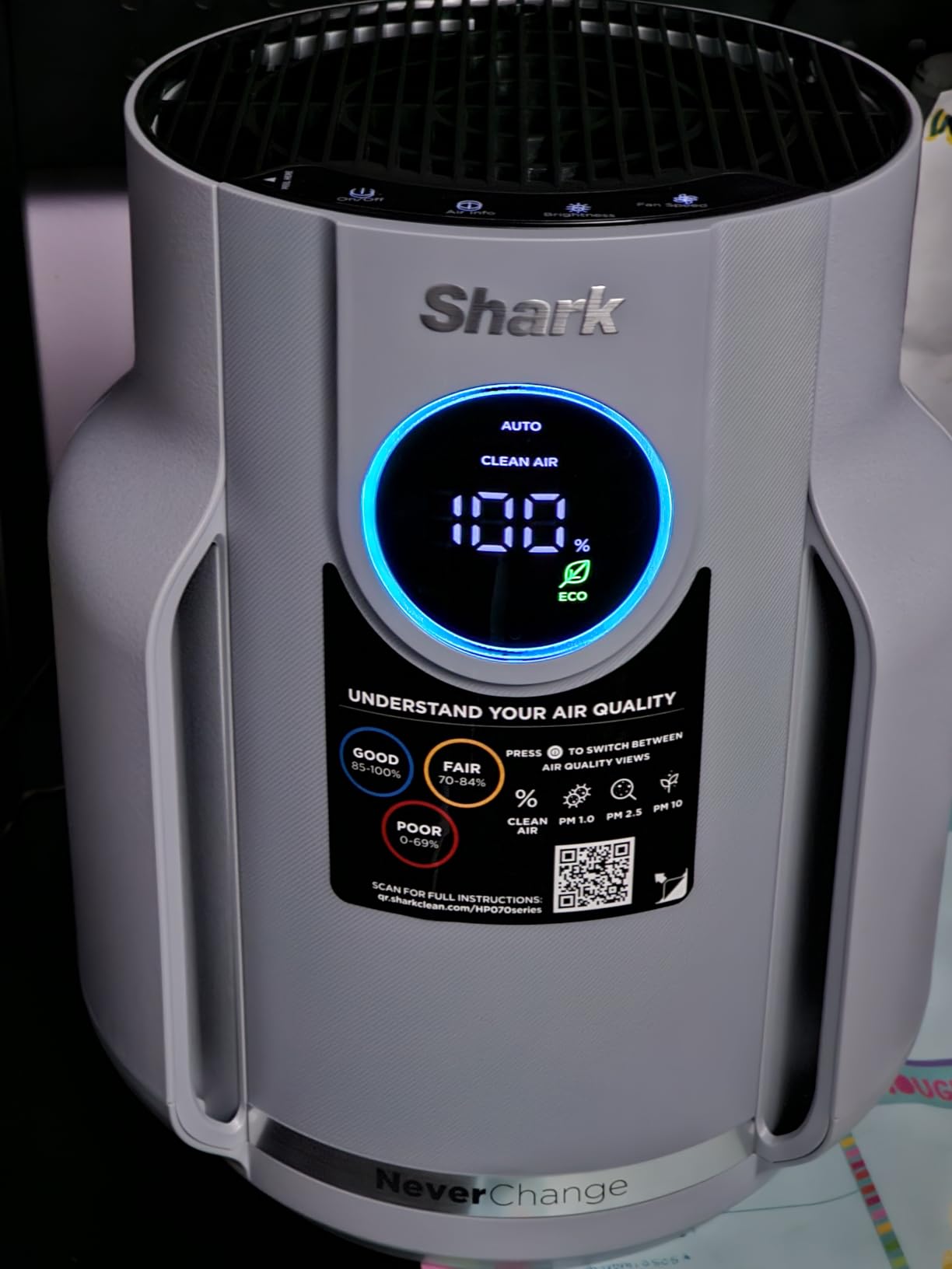 Shark NeverChange Air Purifier, HP152, Charcoal customer photo 1