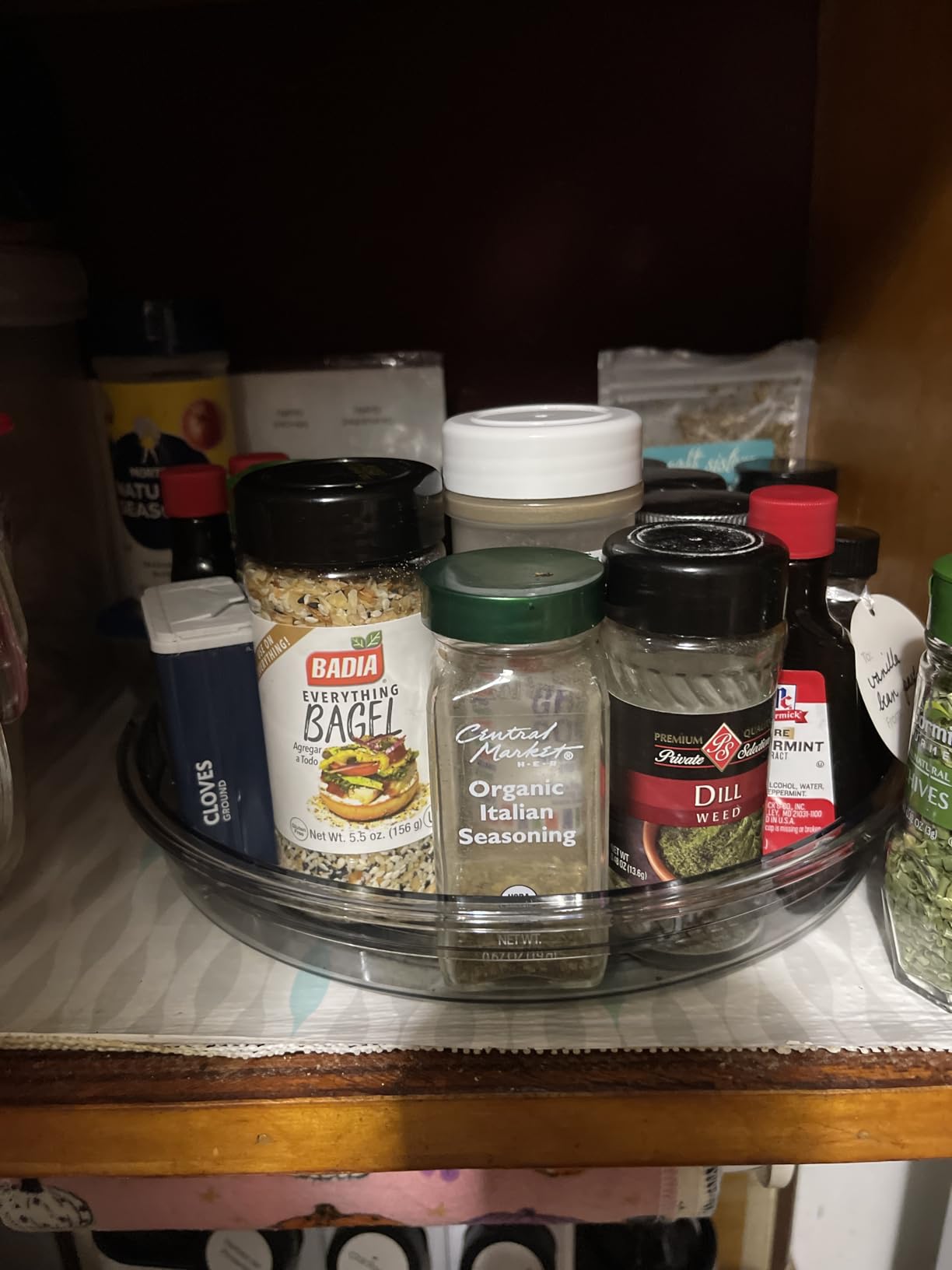 LAMU 3 Pack Lazy Susan Organizer Turntable for Cabinet, 9.25'' 10.6'' 12'' customer photo 2