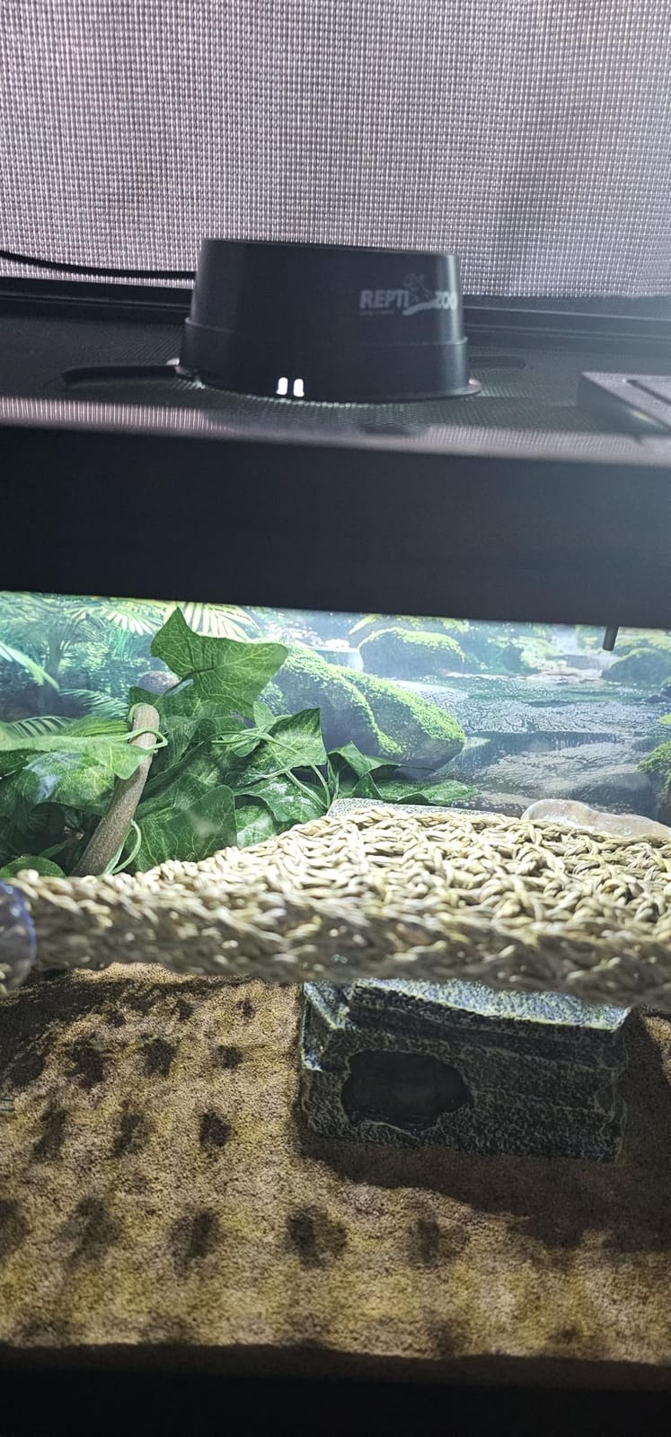 REPTI ZOO UVB Reptile Light with Dimming, LED UVB Light Bulb Fixture for Bearded Dragon Gecko Lizard Turtle Snake, Adjustable Brightness UVA UVB Lamp for Tropical & Desert Reptile customer photo 1