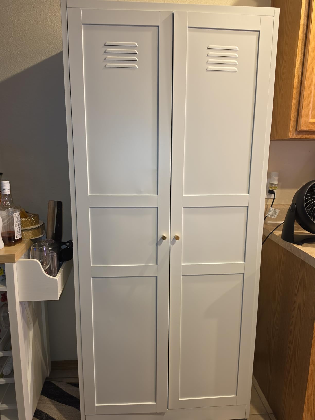 White Kitchen Pantry Storage Cabinets Food Storage Kitchen Cupboard 61