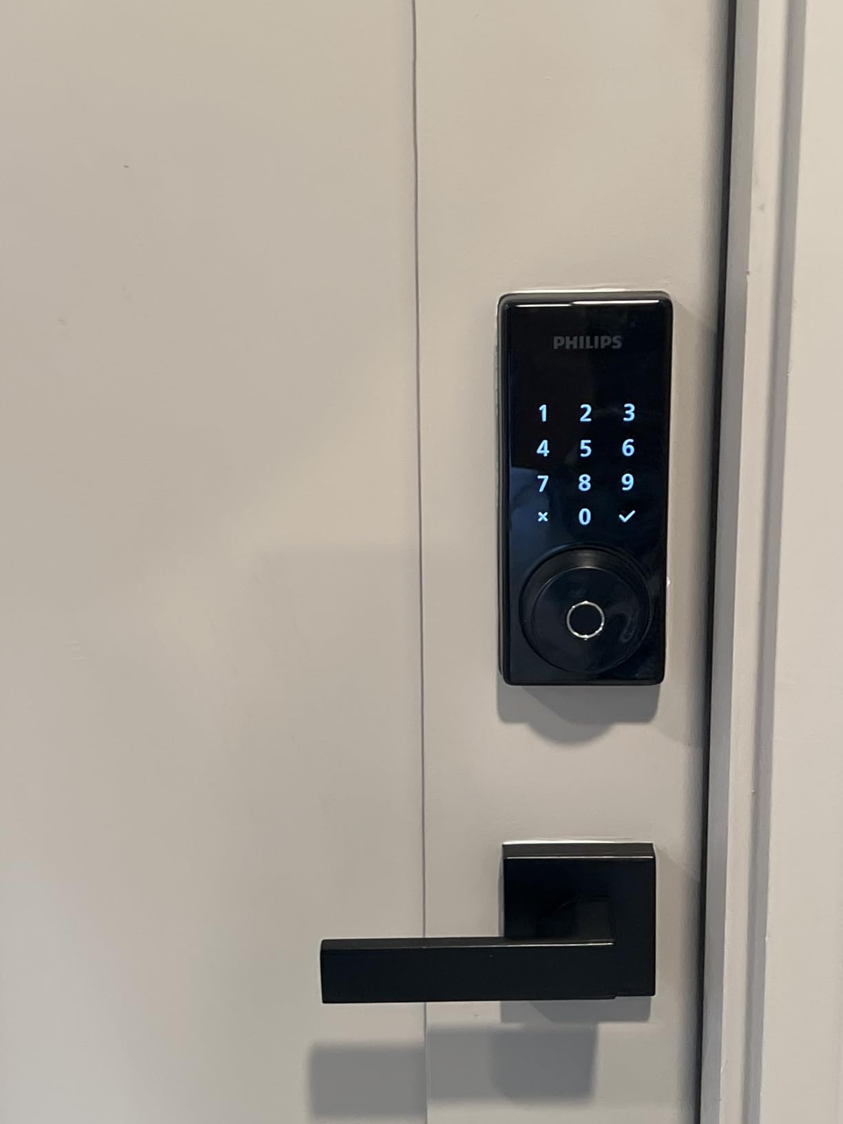 Philips Keypad Front Door Lock Set, Smart Deadbolt with 2 Lever Handle customer photo 1