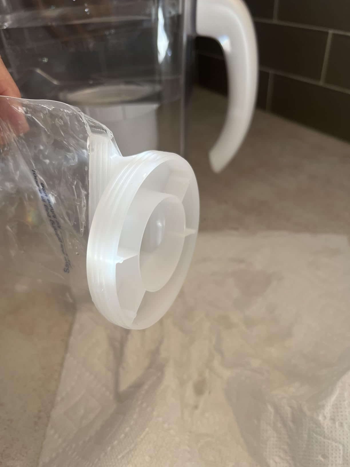 Clearly Filtered Water Filter Pitcher, 10 Cup BPA Free Water Filtration customer photo 2