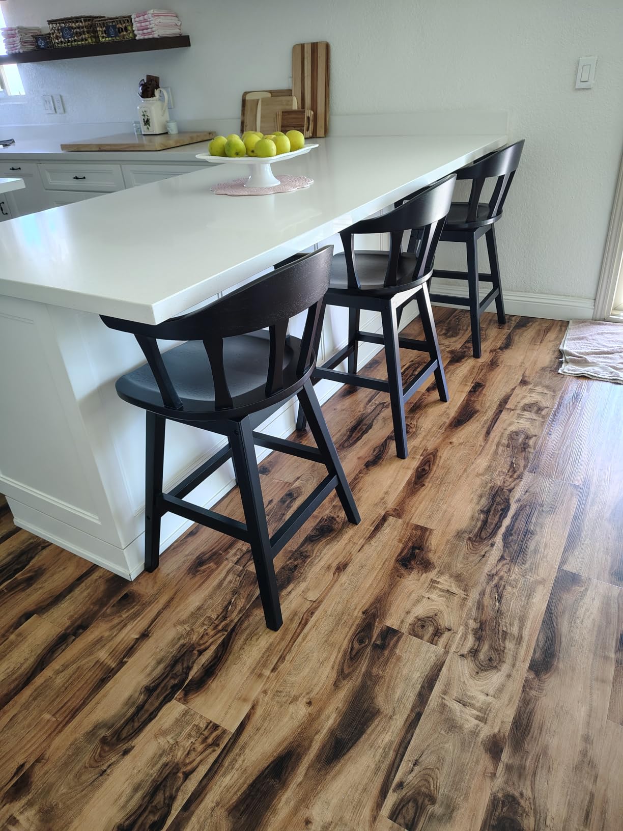 PrimeZone Swivel Bar Stools Set of 4, 24 Inch Counter Height Barstools customer photo 1