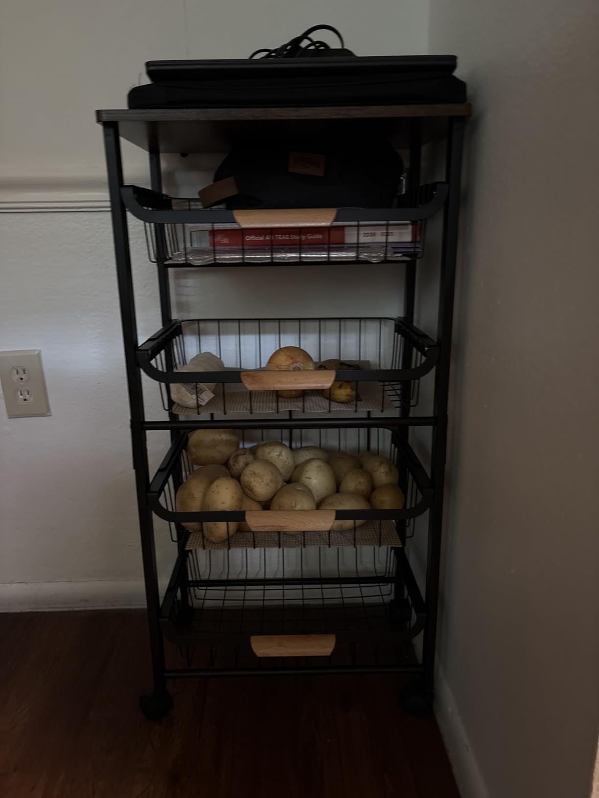 Storico 5-Tier Rolling Utility Cart Kitchen Storage Cart customer photo 1