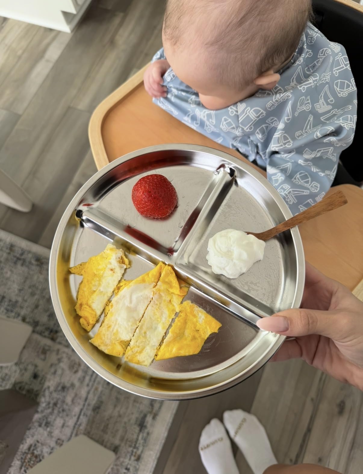 Bakpoco Stainless Steel Suction Plates for Toddlers, 8