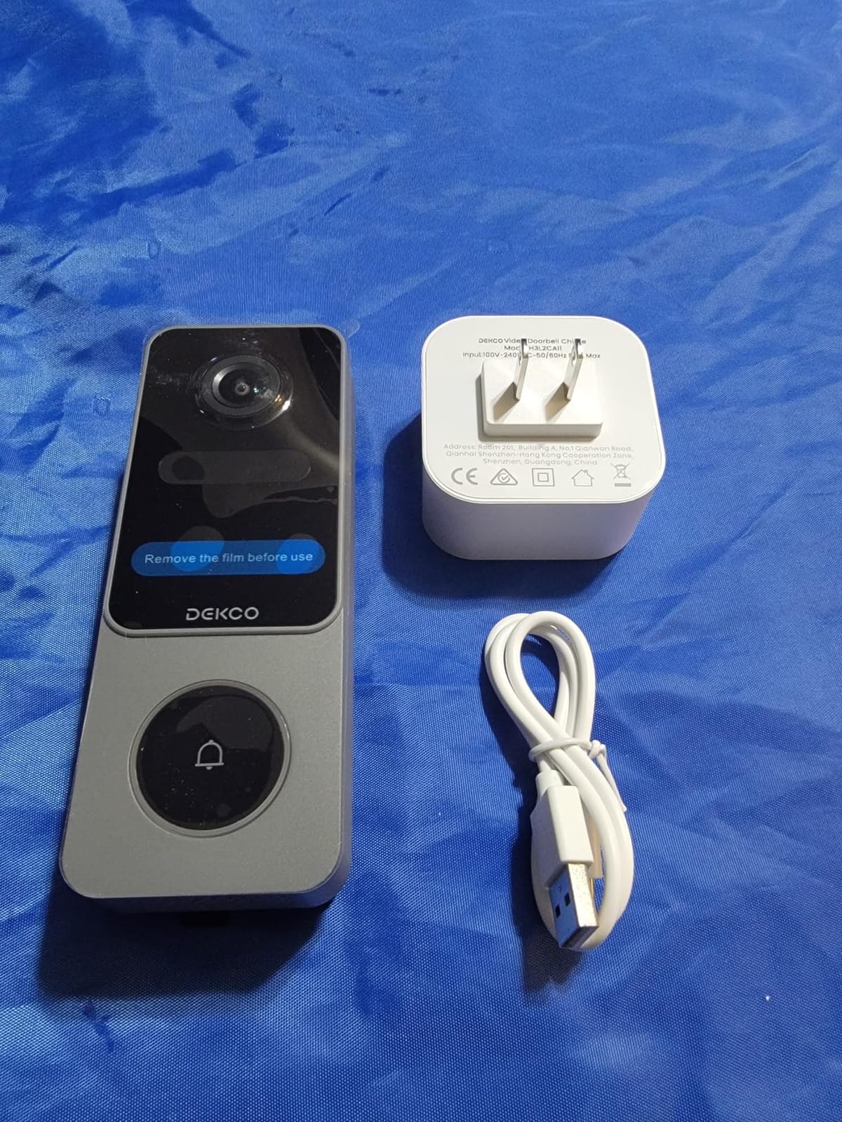 DEKCO 2K Wireless Video Doorbell Camera, Head-to-Toe View customer photo 2