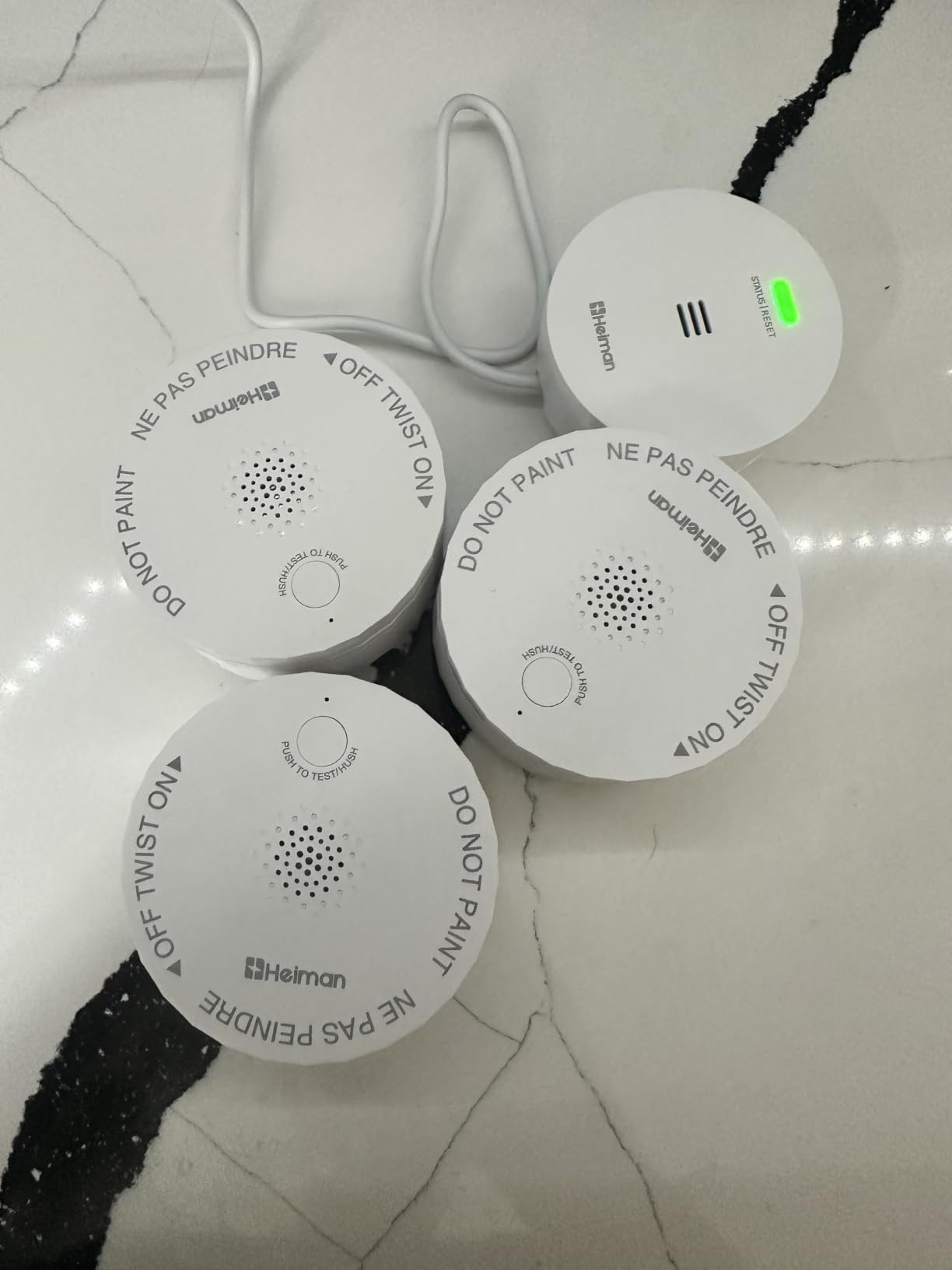 Heiman Smart Wireless Interconnected Smoke Detector, 6-Pack + Gateway, S1-R customer photo 1