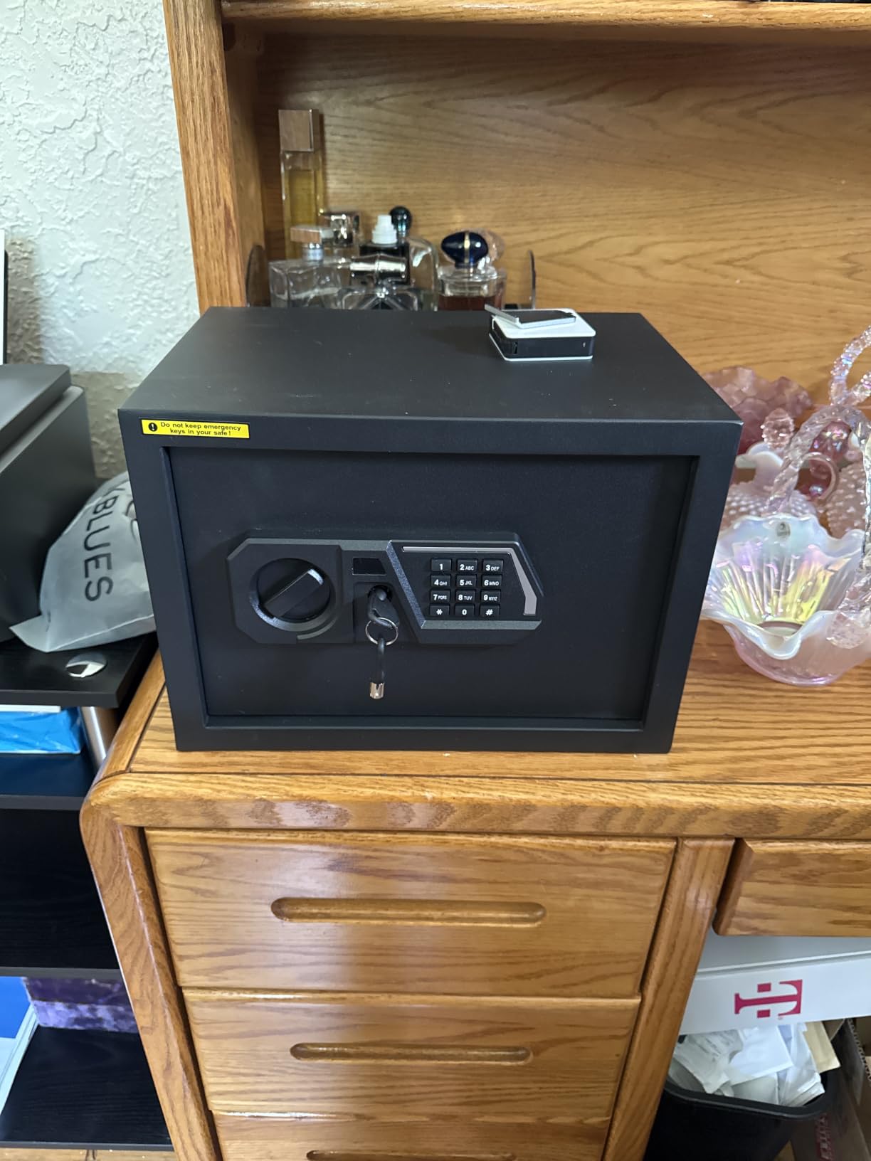 6.0 Cub Large Home Safes Fire and Waterproof, Anti-theft Fire Proof Safe Box with Digital Keypad, Key Lock and 3 Removable Shelves, Security Safes Fireproof Waterproof for Home Document Valuables customer photo 2