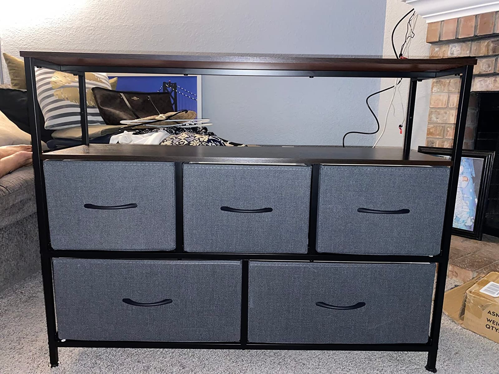 WLIVE 6 Drawer Dresser for Bedroom,59