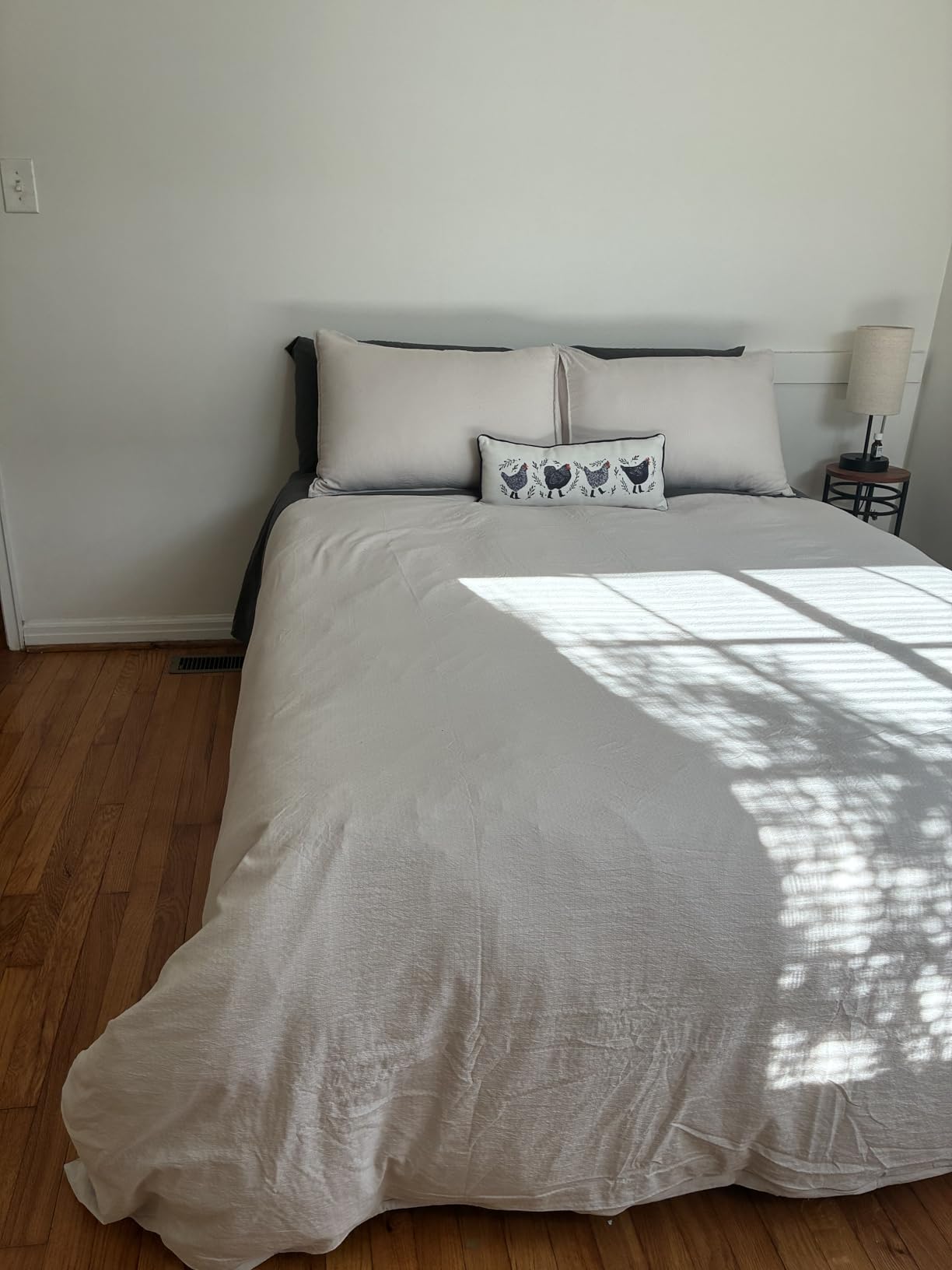Feather Down Fiber Comforter King for Winter,100% Cotton Duvet Insert customer photo 2