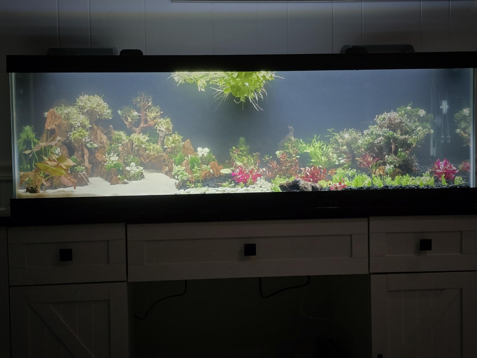 Saudism 75-120 Gallon Reptile Tank Stand with Display Shelf customer photo 1