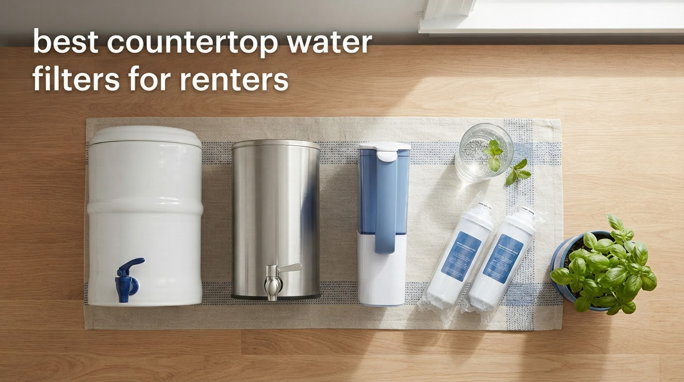 best countertop water filters for renters