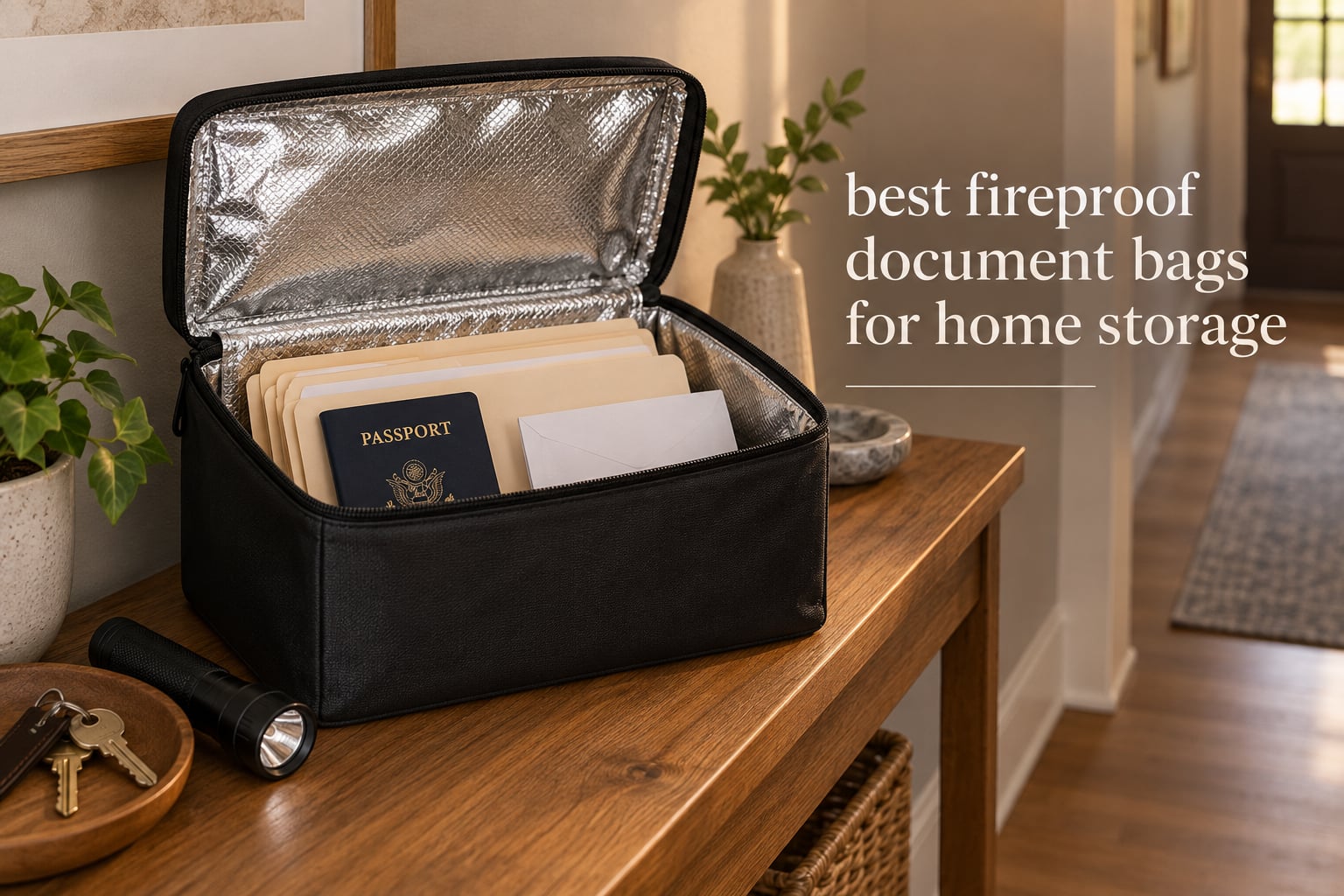 best fireproof document bags for home storage