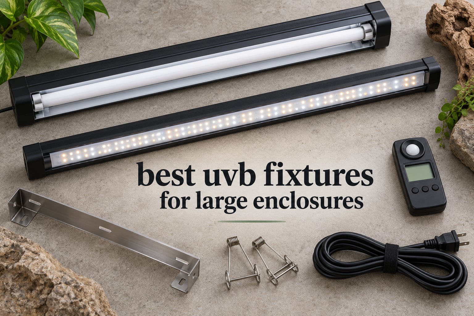 best uvb fixtures for large enclosures