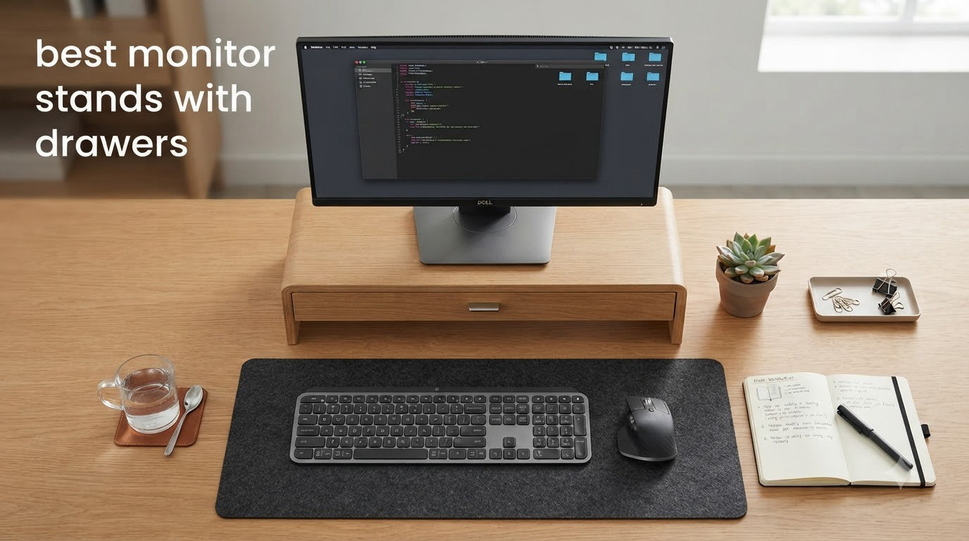 best monitor stands with drawers