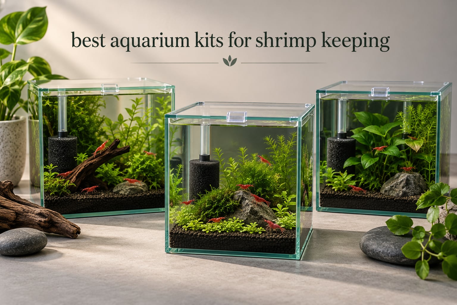 best aquarium kits for shrimp keeping