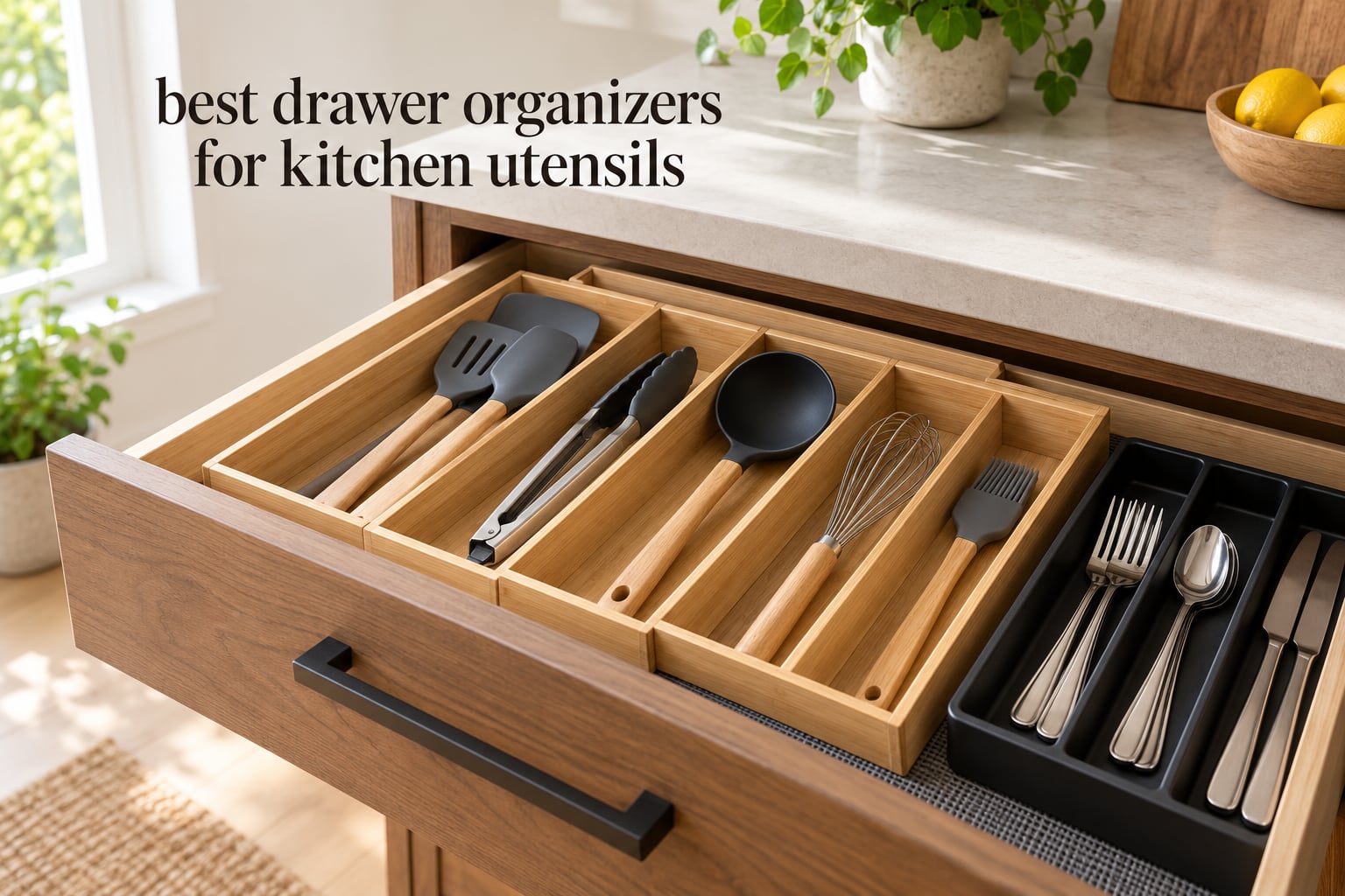 best drawer organizers for kitchen utensils