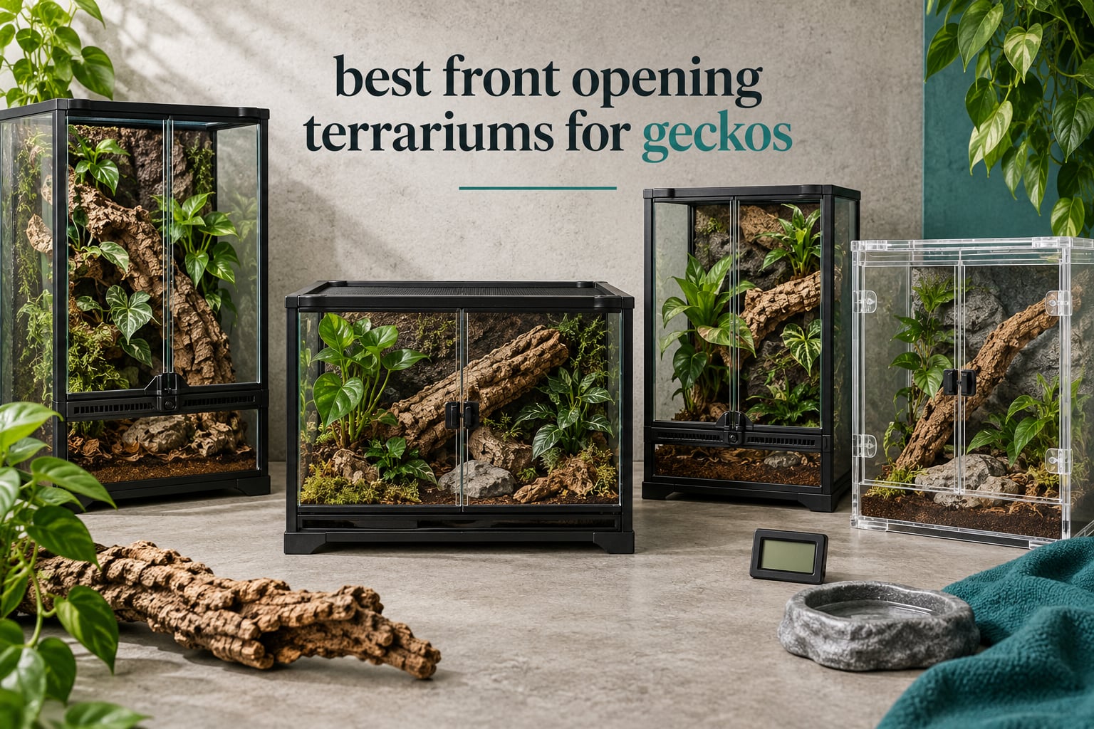 best front opening terrariums for geckos