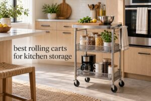best rolling carts for kitchen storage
