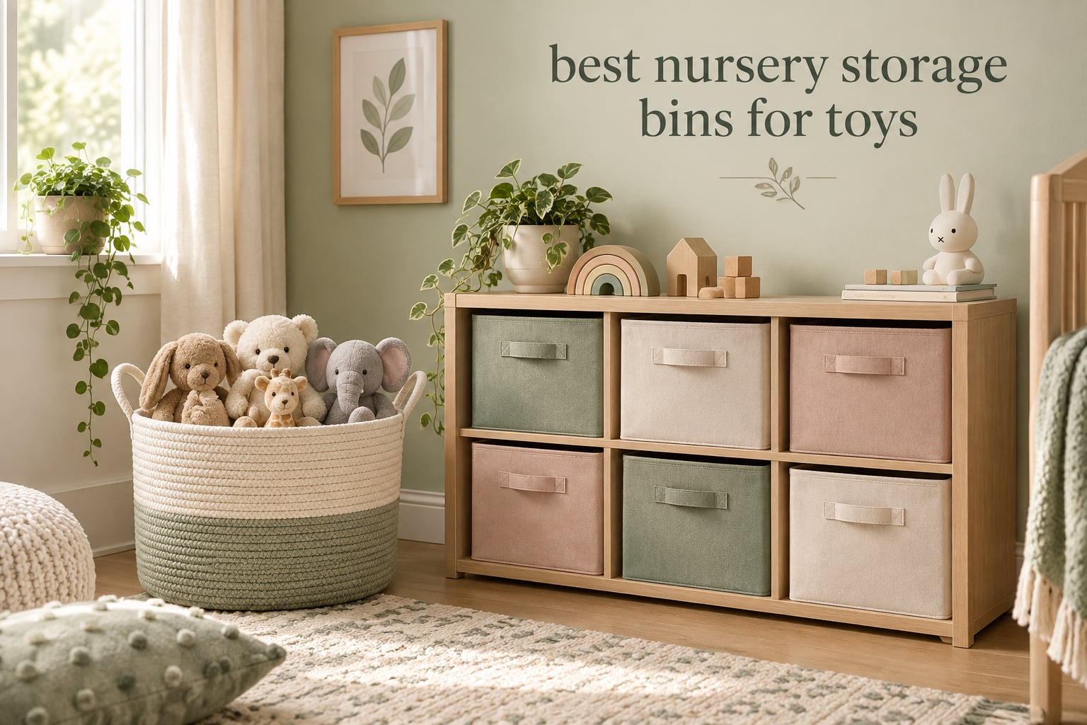 best nursery storage bins for toys