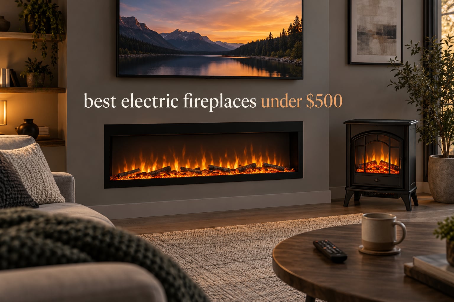 best electric fireplaces under $500