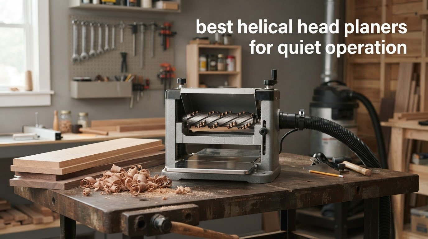 best helical head planers for quiet operation