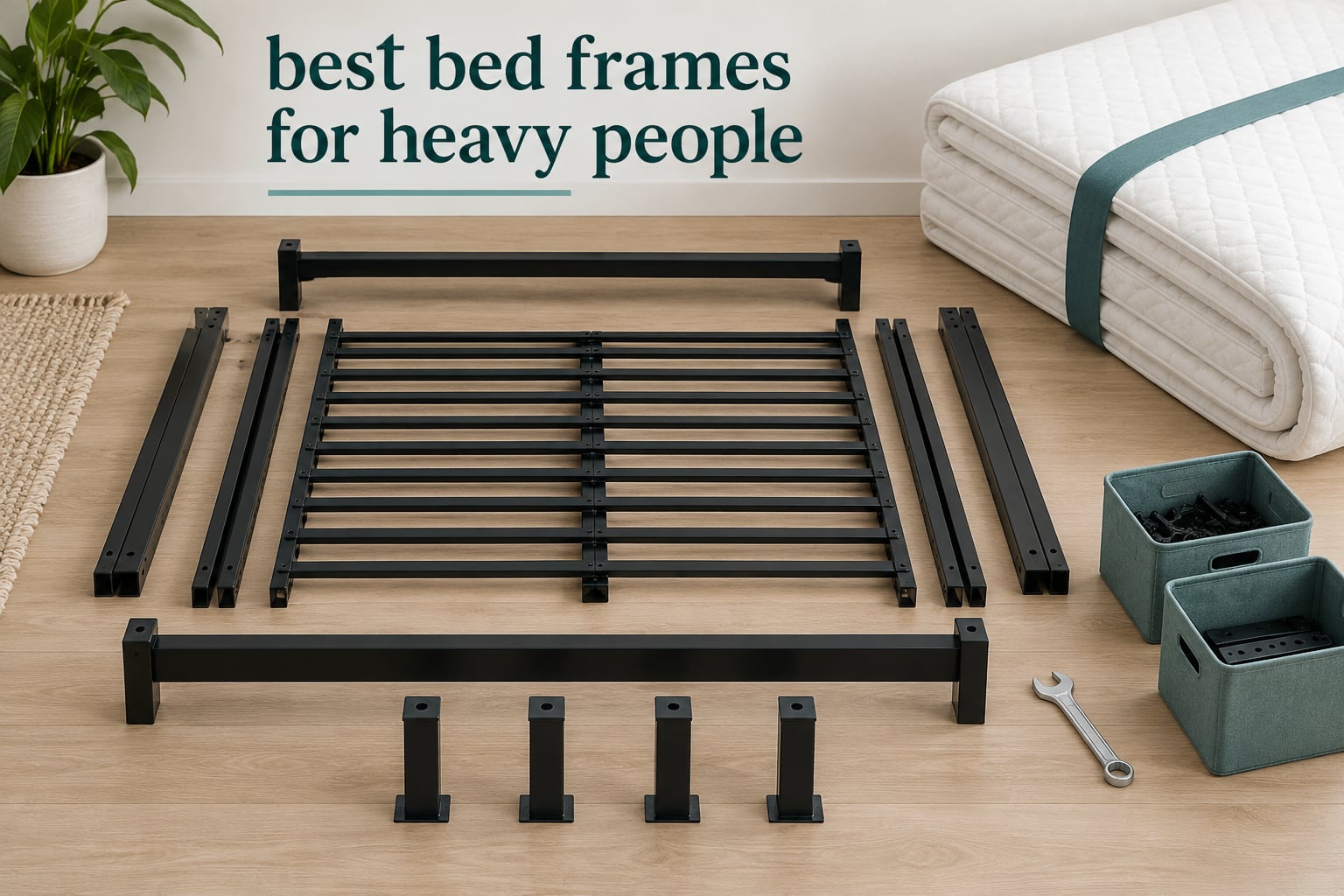 best bed frames for heavy people
