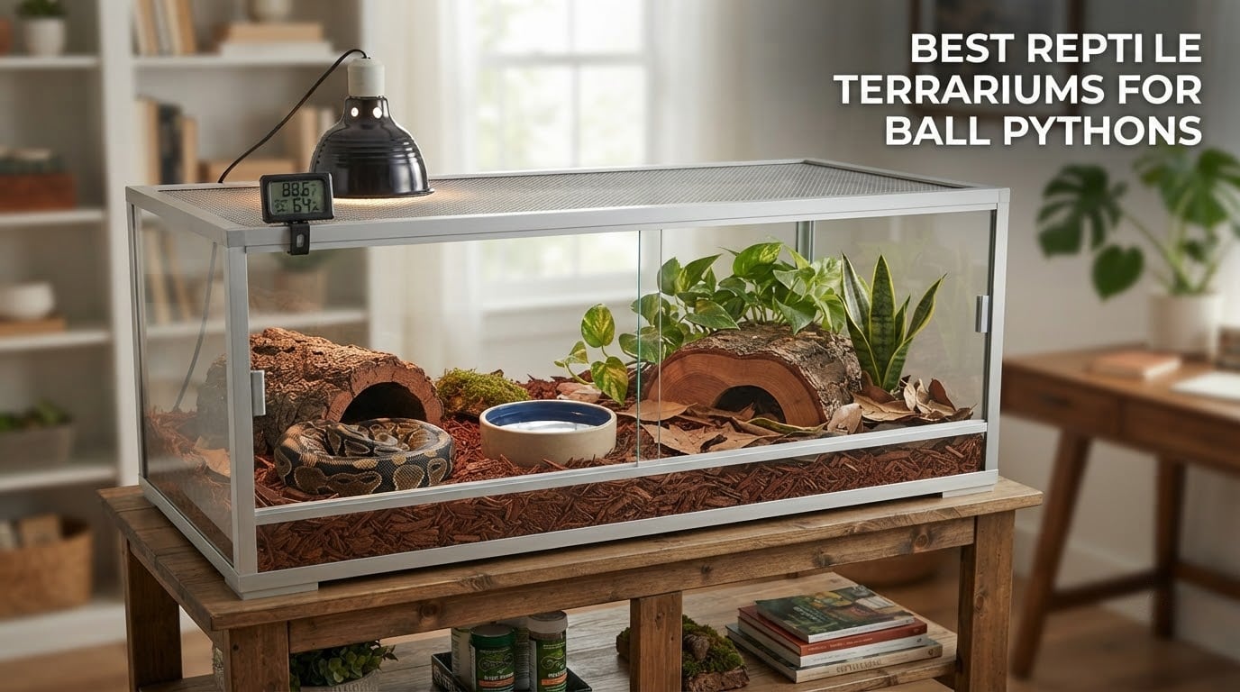 best reptile terrariums for ball pythons