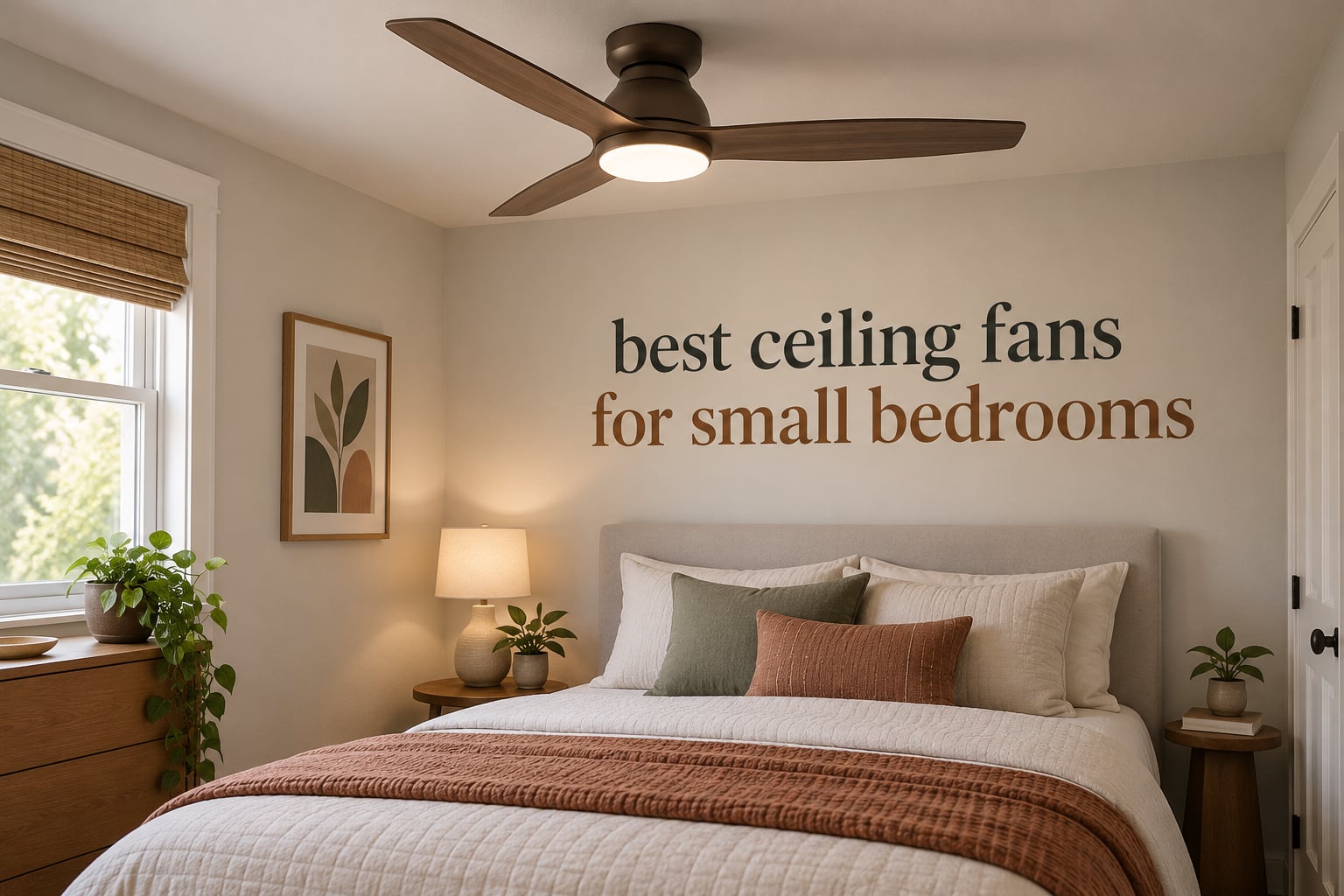 best ceiling fans for small bedrooms