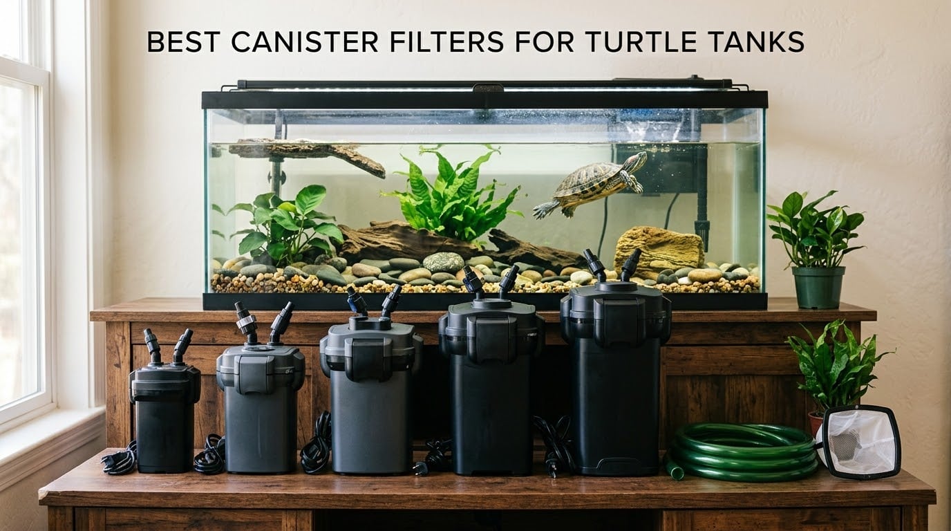 best canister filters for turtle tanks