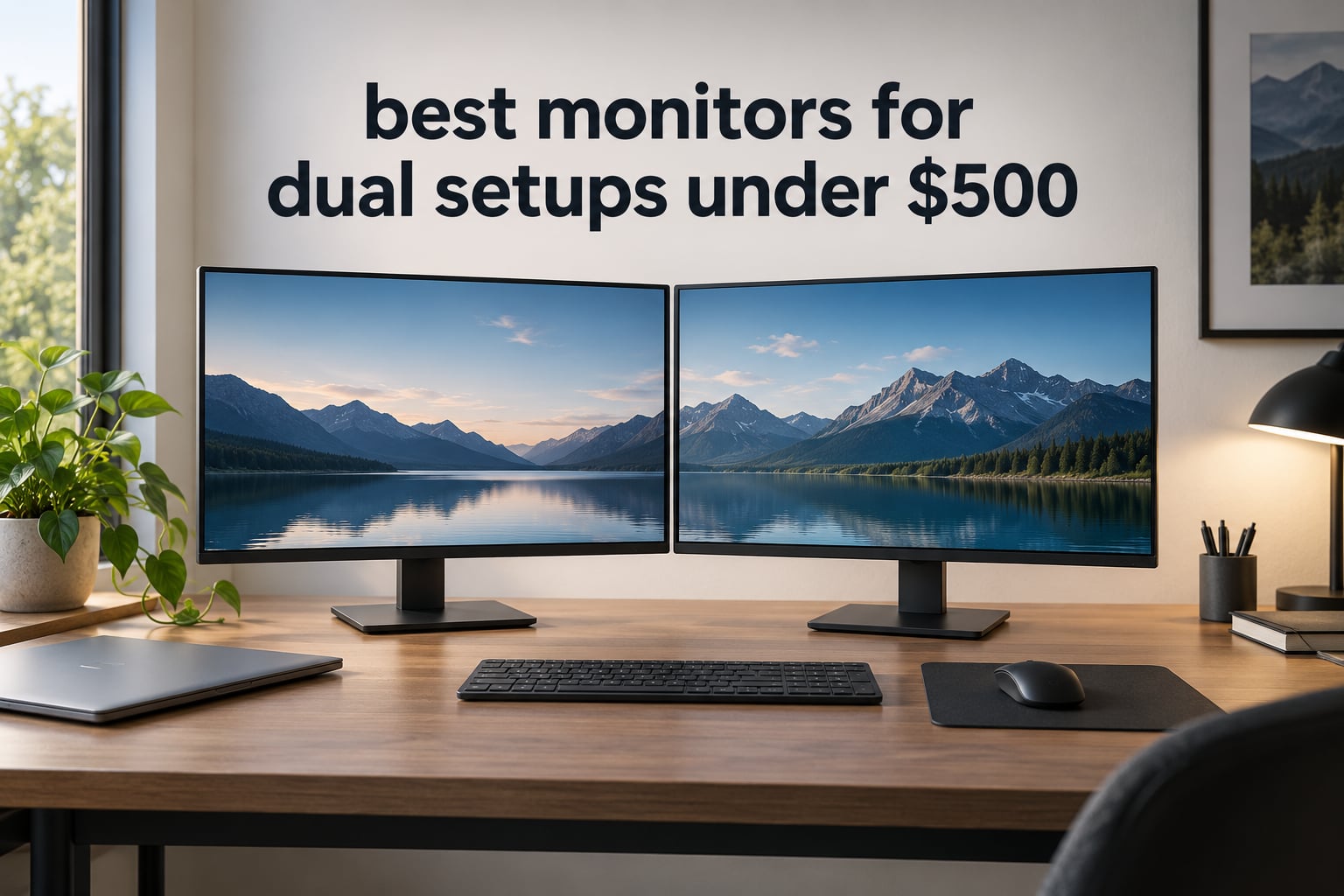 best monitors for dual setups under $500