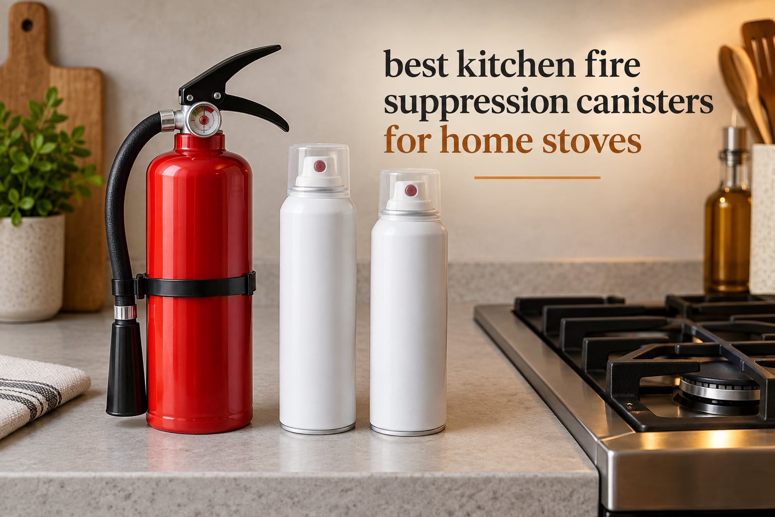 best kitchen fire suppression canisters for home stoves