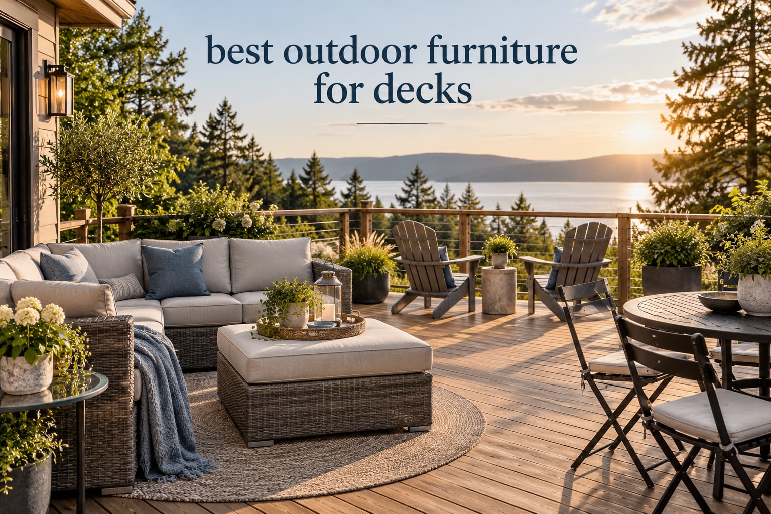 best outdoor furniture for decks
