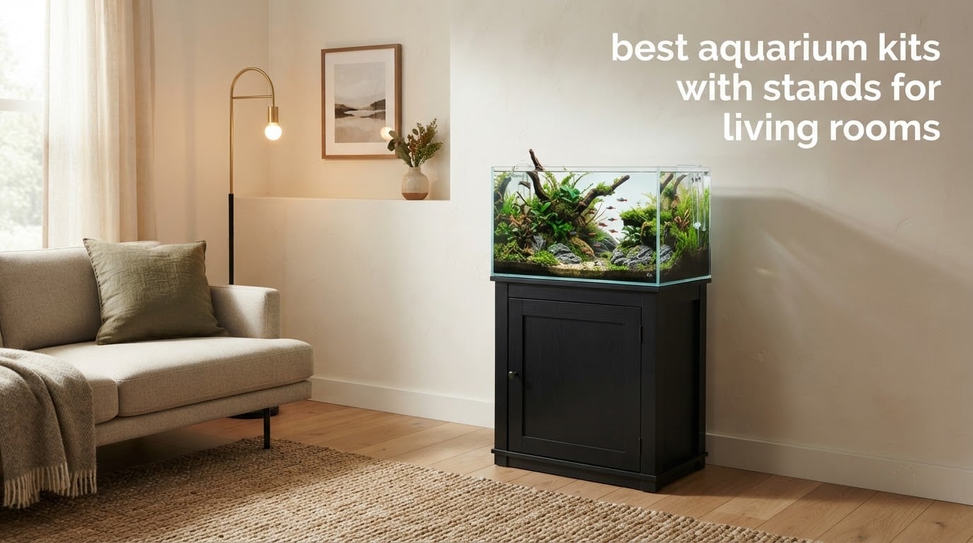 best aquarium kits with stands for living rooms