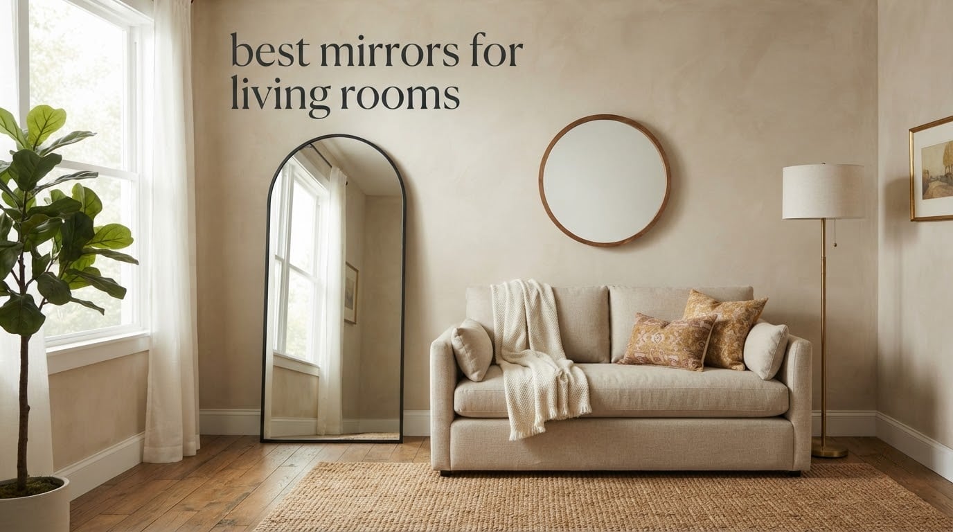 best mirrors for living rooms