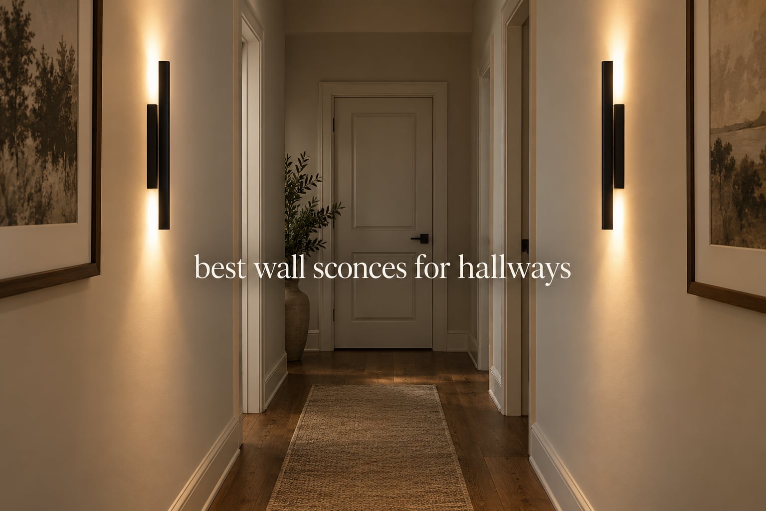 best wall sconces for hallways
