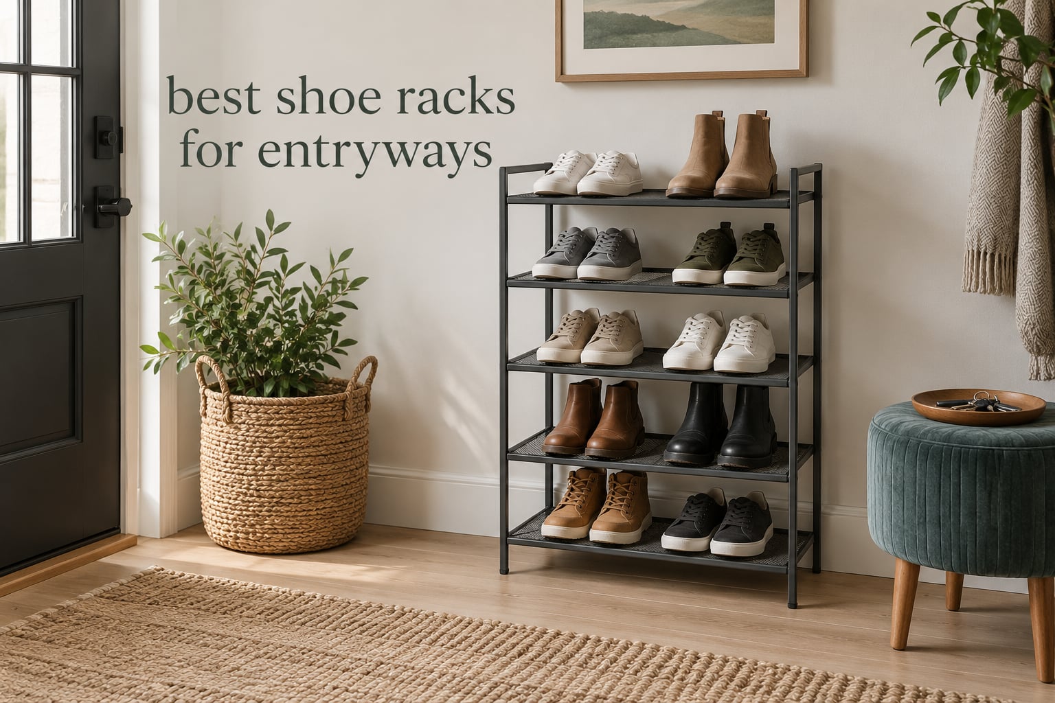 best shoe racks for entryways